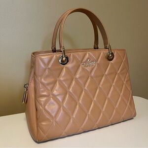 ♠️Kate Spade Tiramisu Quilted Satchel